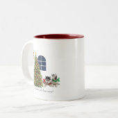Christmas Mug Tweekleurige Koffiemok (Voorkant links)