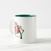 Christmas Mug Tweekleurige Koffiemok (Voorkant links)