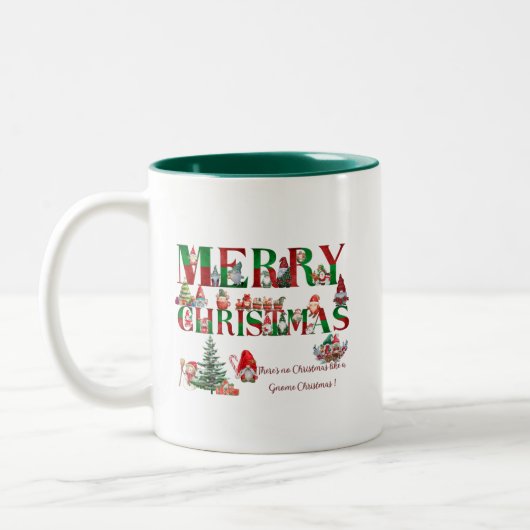 Christmas Mug Tweekleurige Koffiemok (Links)