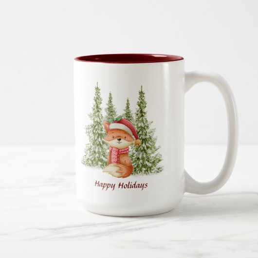 Christmas Mug Tweekleurige Koffiemok (Rechts)