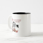 Christmas Mug Tweekleurige Koffiemok (Voorkant links)