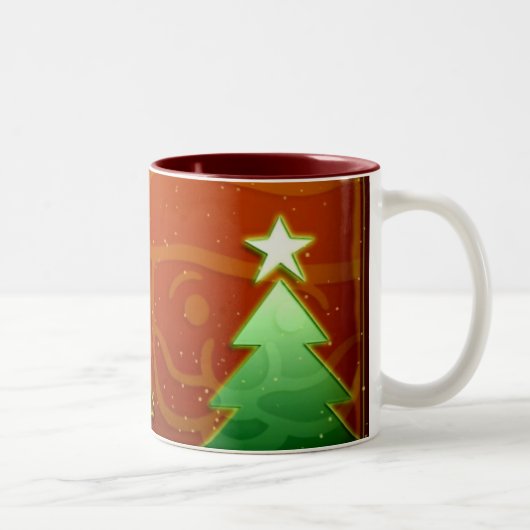 Christmas Mug Tweekleurige Koffiemok (Rechts)