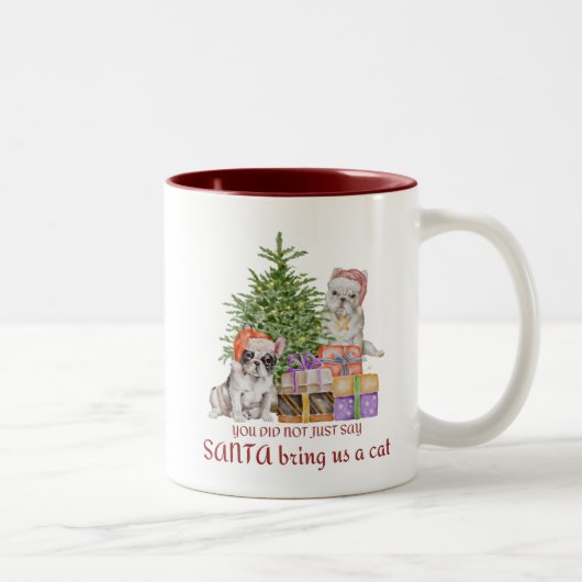 Christmas Mug Tweekleurige Koffiemok (Rechts)