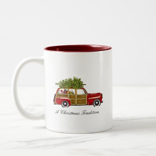 Christmas Mug Tweekleurige Koffiemok (Links)
