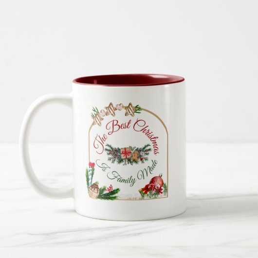 Christmas Mug Tweekleurige Koffiemok (Links)