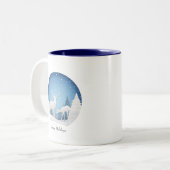 Christmas Mug Tweekleurige Koffiemok (Voorkant links)