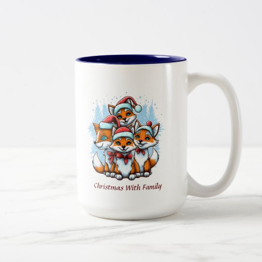 Christmas Mug Tweekleurige Koffiemok (Rechts)