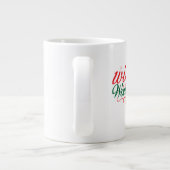 Christmas Mug – Warm Holiday Cocoa & Coffee Cup Grote Koffiekop (Achterkant)