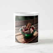 Christmas Mug: Winter Cheer Grote Koffiekop (Voorkant)