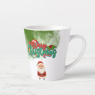 Christmas Mug with Santa – Merry Christmas Latte Mok