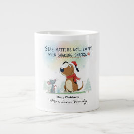 Christmas Mugs Cartoon illustration funny Grote Koffiekop