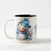 Christmas Mugs | Merry Christmas Mug | Christmas Tweekleurige Koffiemok (Links)