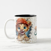 Christmas Mugs | Merry Christmas Mug | Christmas Tweekleurige Koffiemok (Links)
