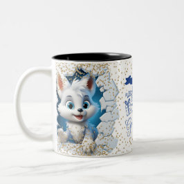 Christmas Mugs | Merry Christmas Mug | Christmas Tweekleurige Koffiemok