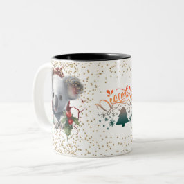 Christmas Mugs | Merry Christmas Mug | Christmas Tweekleurige Koffiemok