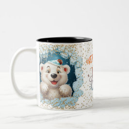 Christmas Mugs | Merry Christmas Mug | Christmas Tweekleurige Koffiemok