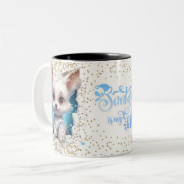 Christmas Mugs | Merry Christmas Mug | Christmas Tweekleurige Koffiemok