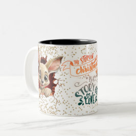 Christmas Mugs | Merry Christmas Mug | Christmas Tweekleurige Koffiemok