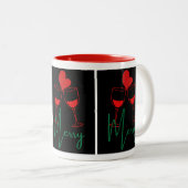 Christmas mugs tweekleurige koffiemok (Voorkant rechts)