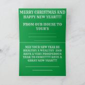 Christmas Music Box close-up Groet Kaart (Binnen)