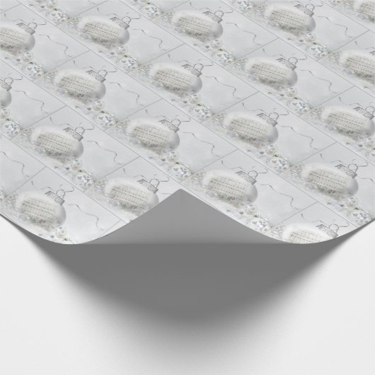Christmas Music Ornament Cadeaupapier (Hoek)