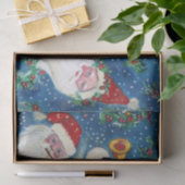 CHRISTMAS NACHT / DRIE SANTA TISSUEPAPIER (Geschenk)