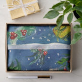 CHRISTMAS NACHT / SANTA CLAUS MET TOYS TISSUEPAPIER (Geschenk)