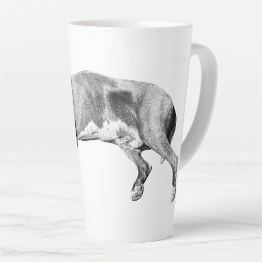 Christmas Nap, Pit Mix Peace Latte Mok (Rechterhoek)