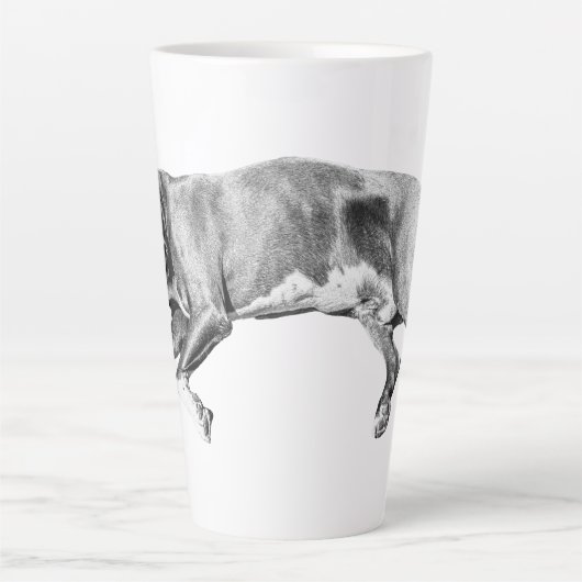 Christmas Nap, Pit Mix Peace Latte Mok (Voorkant)