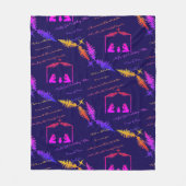 Christmas Nativity Blanket Throw Fleece Deken (Voorkant)