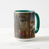 Christmas Nativity Combo Mug Santa Claus Mok (Voorkant rechts)