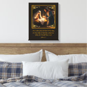 Christmas Nativity Holy Family Religious  Canvas Afdruk (Insitu (Slaapkamer))