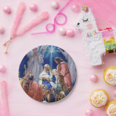 CHRISTMAS NATIVITY PAPIER BORDEN PAPIEREN BORDJE (Feest)