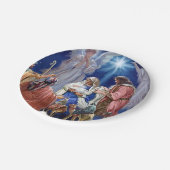 CHRISTMAS NATIVITY PAPIER BORDEN PAPIEREN BORDJE (Gekanteld)