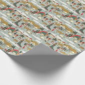 Christmas Nativity Plus Wise Men Cadeaupapier (Hoek)