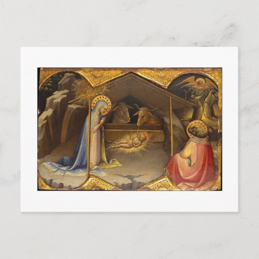 Christmas Nativity Post Kaart (Voorkant)