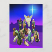 Christmas Nativity Scene Briefkaart (Voorkant)