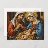 Christmas Nativity scene, Feestdagenkaart (Voorkant / Achterkant)