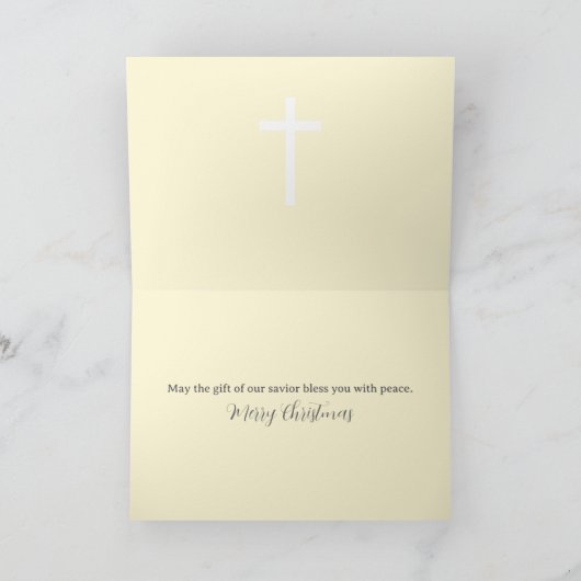 Christmas Nativity Scripture Isaiah Bethlehem Kaart (Binnen)