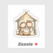 Christmas Nativity Sticker (Vel)