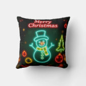 Christmas Neon Populaire Vakantie Collectie Kussen (Achterkant)