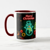 Christmas Neon Populaire Vakantie Collectie Mok (Links)