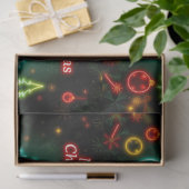Christmas Neon Populaire Vakantie Collectie Tissuepapier (Geschenk)