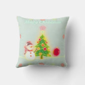 Christmas Neon Trendy Holiday Collectie Kussen (Achterkant)