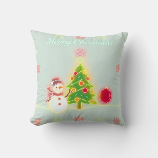 Christmas Neon Trendy Holiday Collectie Kussen (Voorkant)
