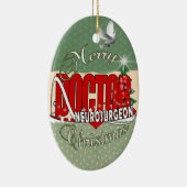 CHRISTMAS NEUROSURGEON KERAMISCH ORNAMENT (Rechts)