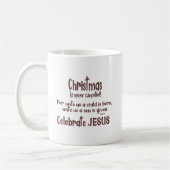 Christmas Never Cancelled prijsopgave Christelijk Koffiemok (Links)