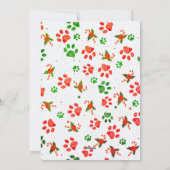 Christmas New Dog Parents Customize Photo Feestdagenkaart (Achterkant)