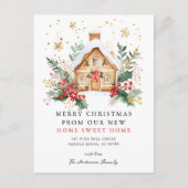 Christmas New Home Card Aankondigingskaart (Voorkant)