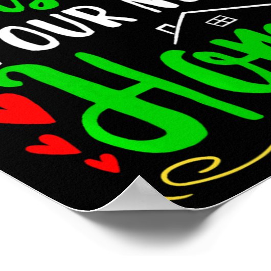 Christmas New Home Xmas Homeowner Our First Apartm Poster (Hoek)